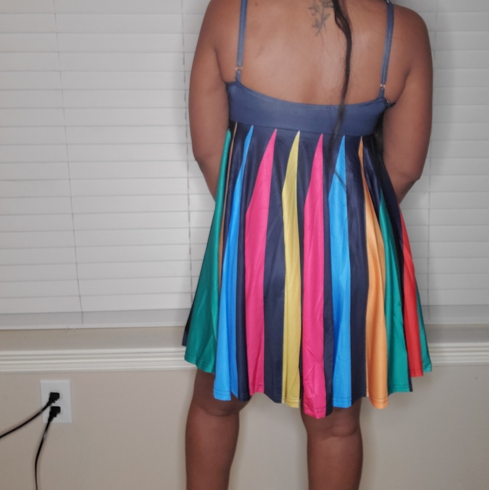 Colorful Mini Dress - Picture 5 of 5